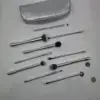 Juego de 10 brochas de maquillaje con estuche