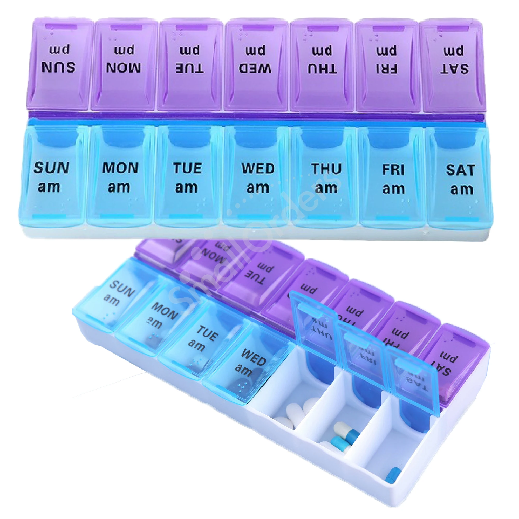 Custom Logo Portable Mini Pill Storage Box