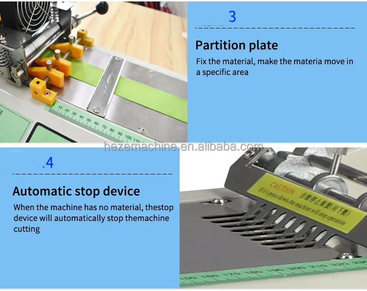 987 Eagle Zig Zag Bevel Side Bar Shrink Braiding Machine Leather Packing Rope Nylon Webbing Ribbon Tape Cutter Cutting Machine