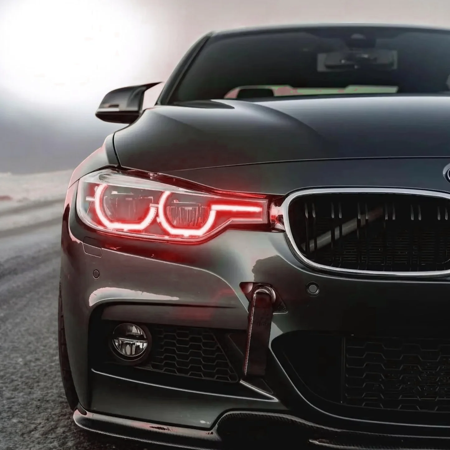 SJC Auto for BMW 3 Series F30 DRL RGB Module 2016-2019 Colorful Module Angel Eyes APP Control Daytime Running Light LCI LED ONLY