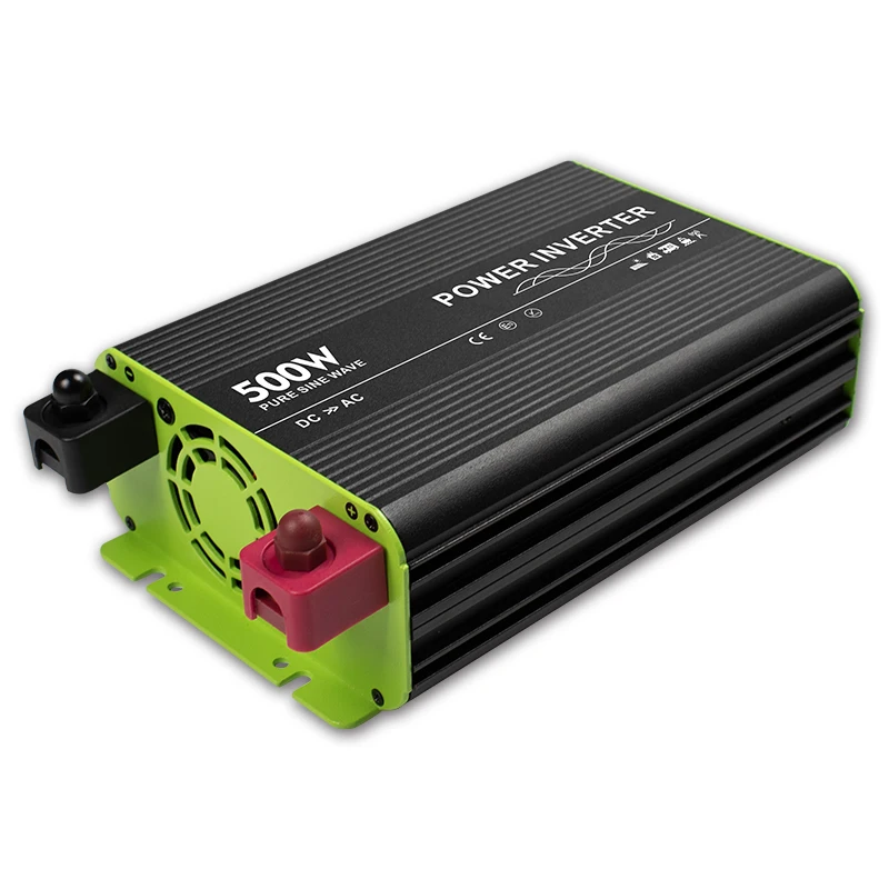 Power Inverter & Converter Pure Sine Wave Solar Inverters 12 Volt 24V to 110V 220 V 50HZ 60HZ 500 Watts 1000 W with OEM Shell