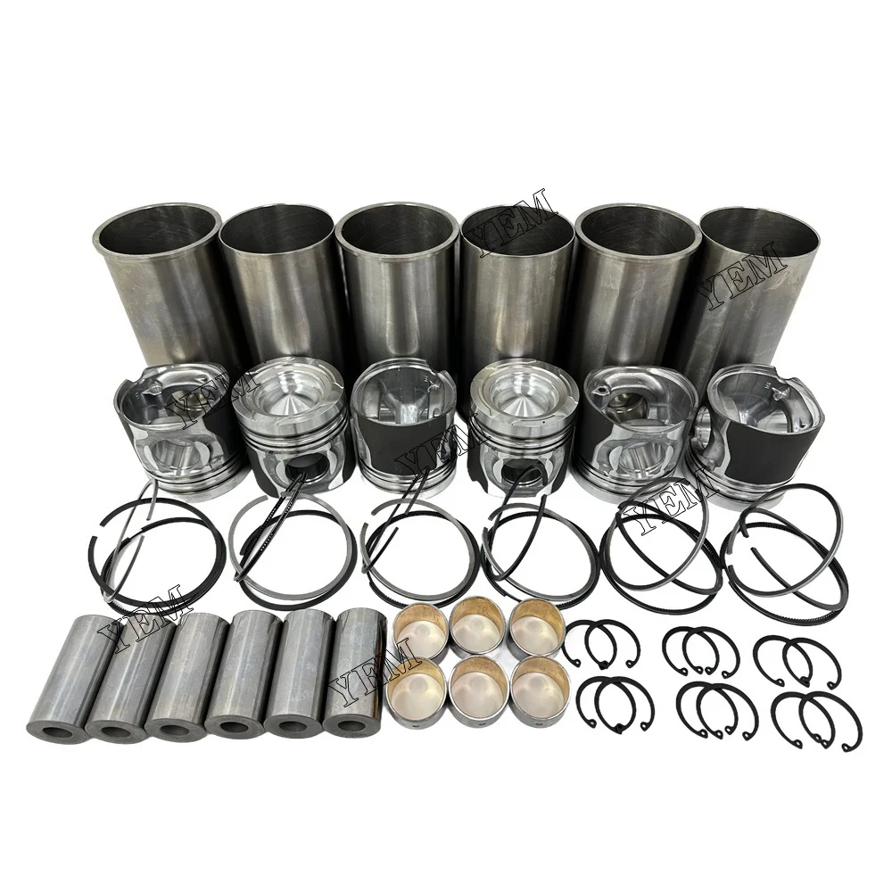 Cylinder Liner Kit Fit for Doosan Develon DL06 Engine