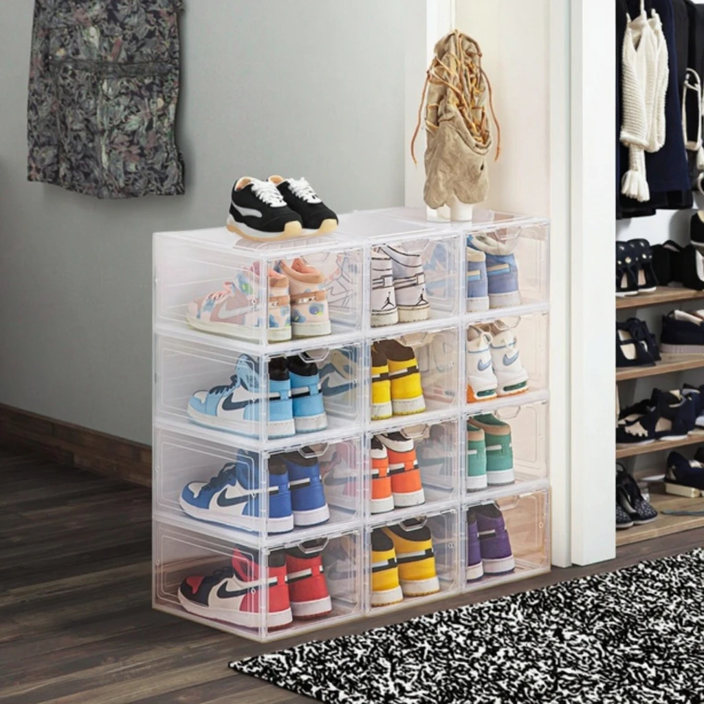 Japanese-Style Full-Hard Transparent Plastic Acrylic Shoe Box