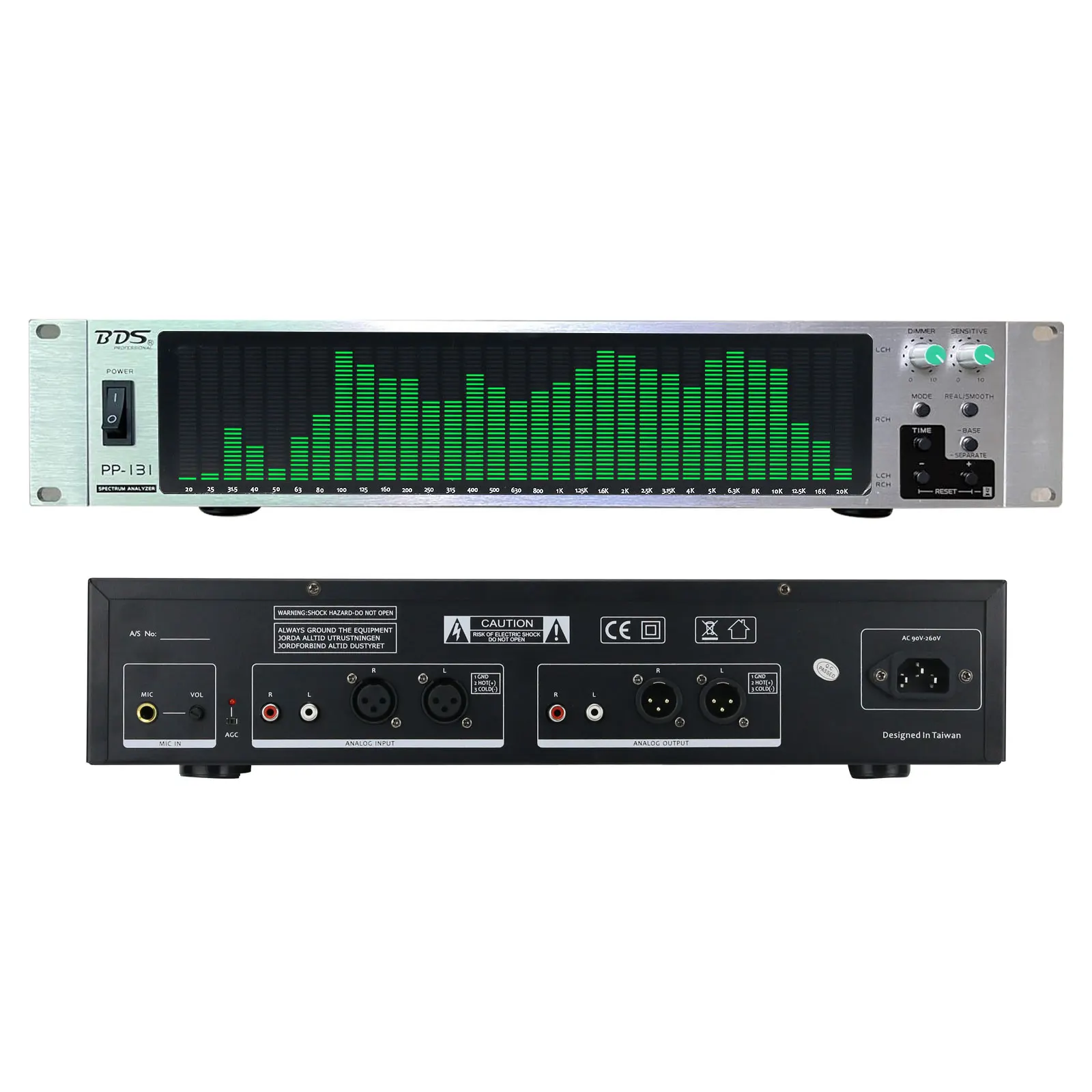 Wholesale PP-131 Green/White/Blue LED Audio Spectrum Analyzer Spectrum Display VU Meter Silver Panel From m.alibaba.com