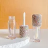 Bling silver color with slant brush
