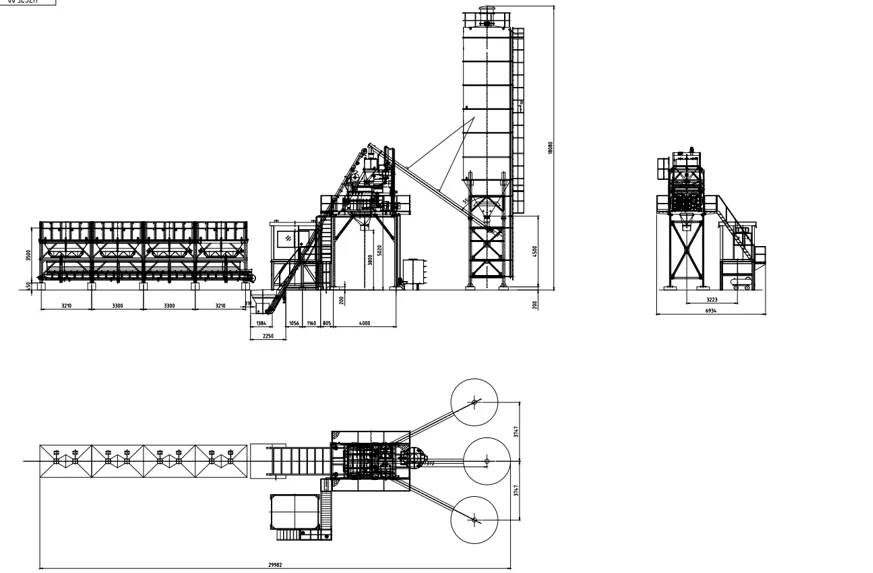 Fixed Mixing Plant Advanced Electrical Ready Mixed Mini 50m3/h Concrete Batching Plant Mobile Stabilized Soil Mixing Plant