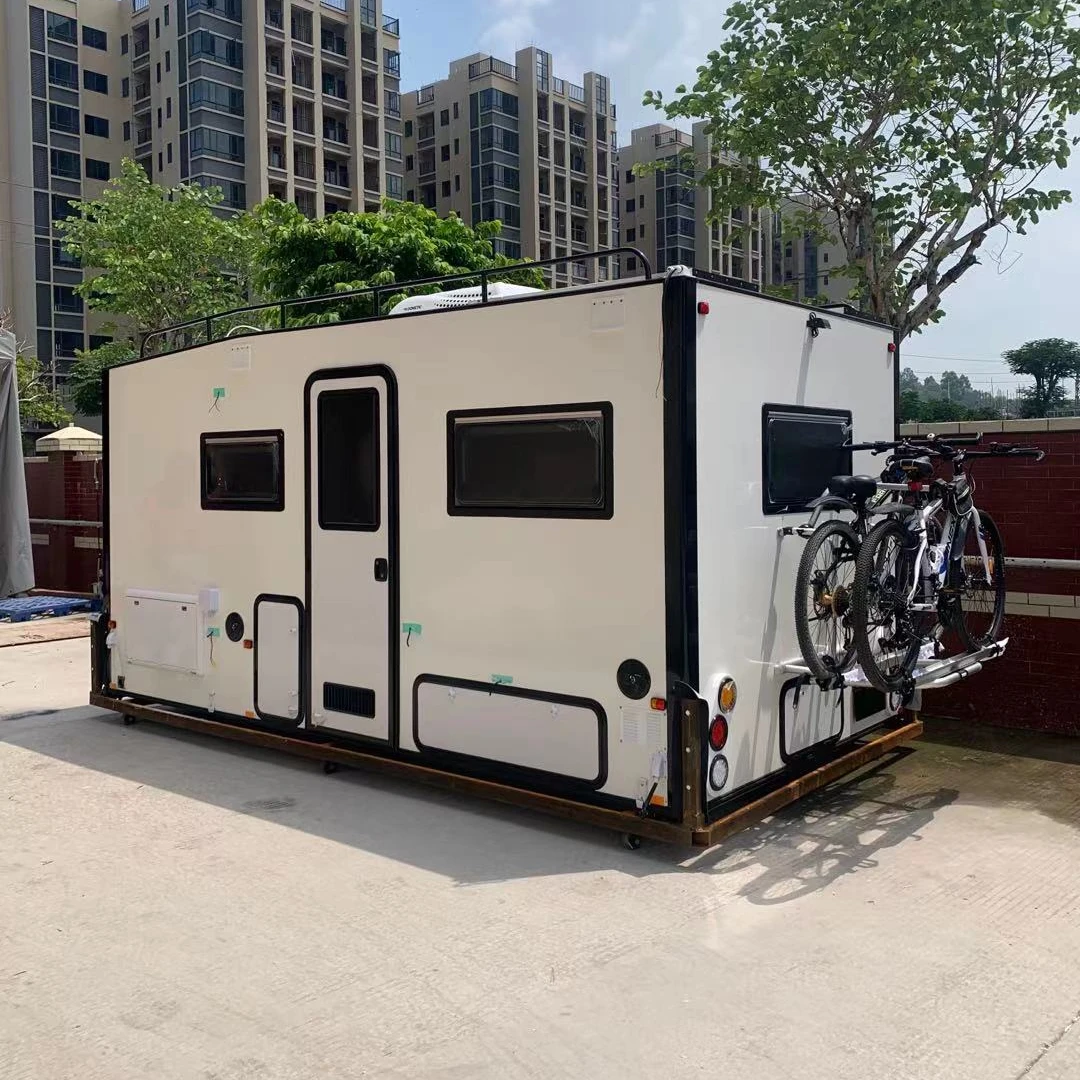 Big New Design Galvanized Sheet Slide in Trailer OEM Customized Truck Camper for 4 People