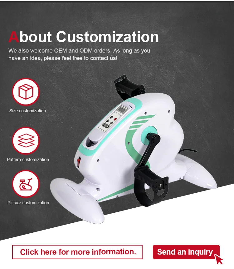 Pedal Rotation Specialize Design Elderly People Electric Mini Exercise Bike Home Use ...