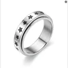 8. 6mm - Rotating  Five-pointed star, Steel Color