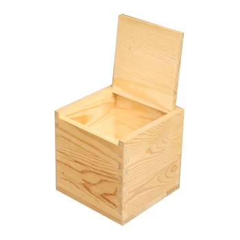 unfinished handmade wooden gift boxes  personalized square jewelry box perfume wooden box