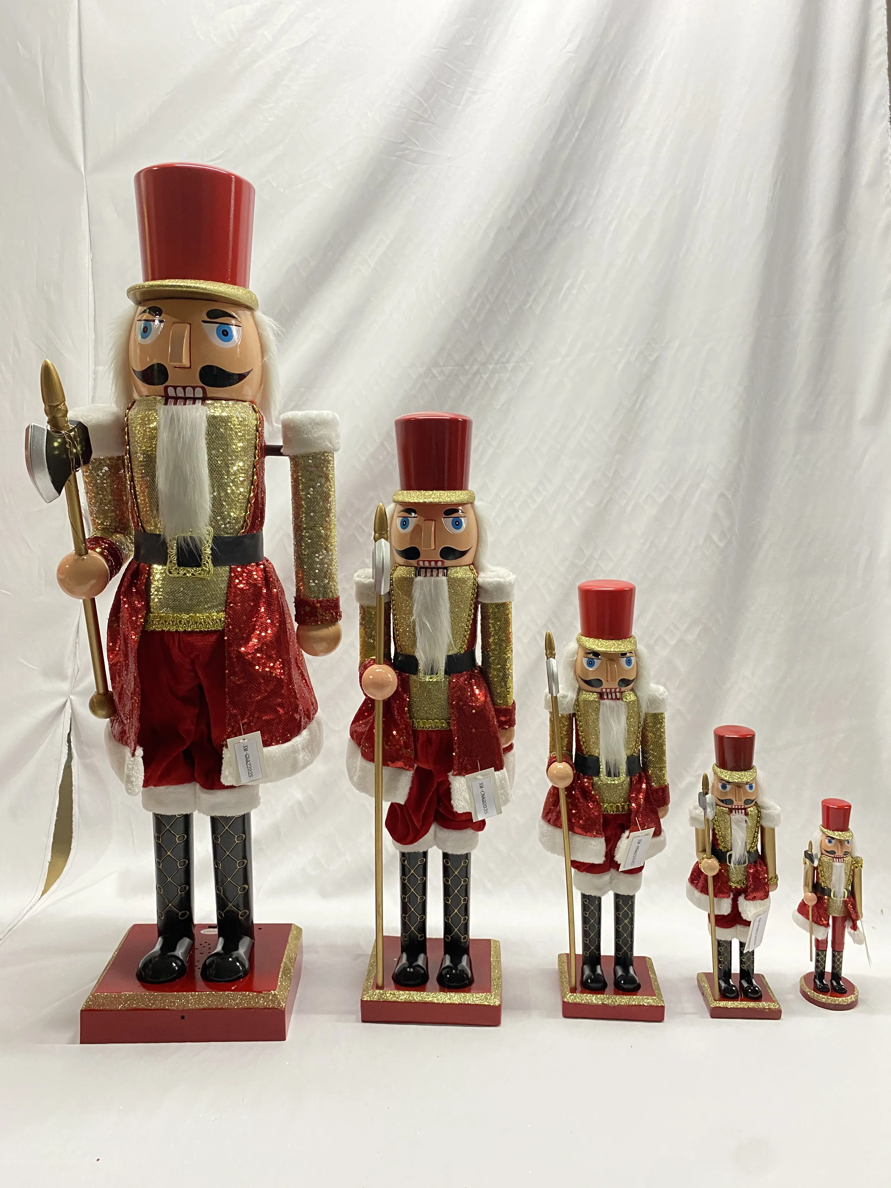 Wholesale 63inch high singing nutcracker soldiers lighting