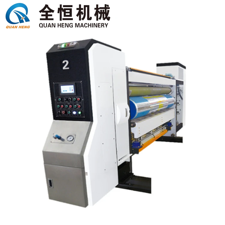 High Definition Corrugated Carton Box Flexo Print Varnish Dyer Rotary Die Cutting Machine