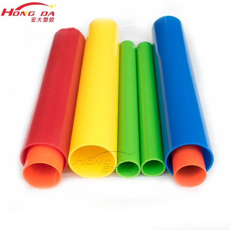 High Quality Cheap Price Customizable Colorful Round Pvc Pipe Pvc Toy Tube