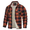 Orange-red with fleece lining