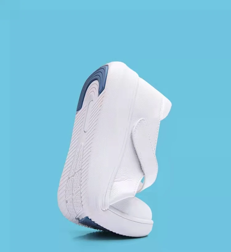 Anti-slip Nursing Shoes Hospital for Women White Shoes Comfort Breathable Soft Bottom Flat Nurse Safety Work Shoes