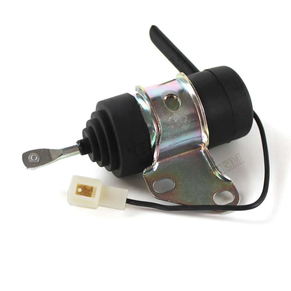 12V Fuel Stop Solenoid 16851-60014 for Kubota Utility Vehicle RTV900G RTV900R RTV900T RTV900T6 RTV900T9 RTV900W RTV900W9