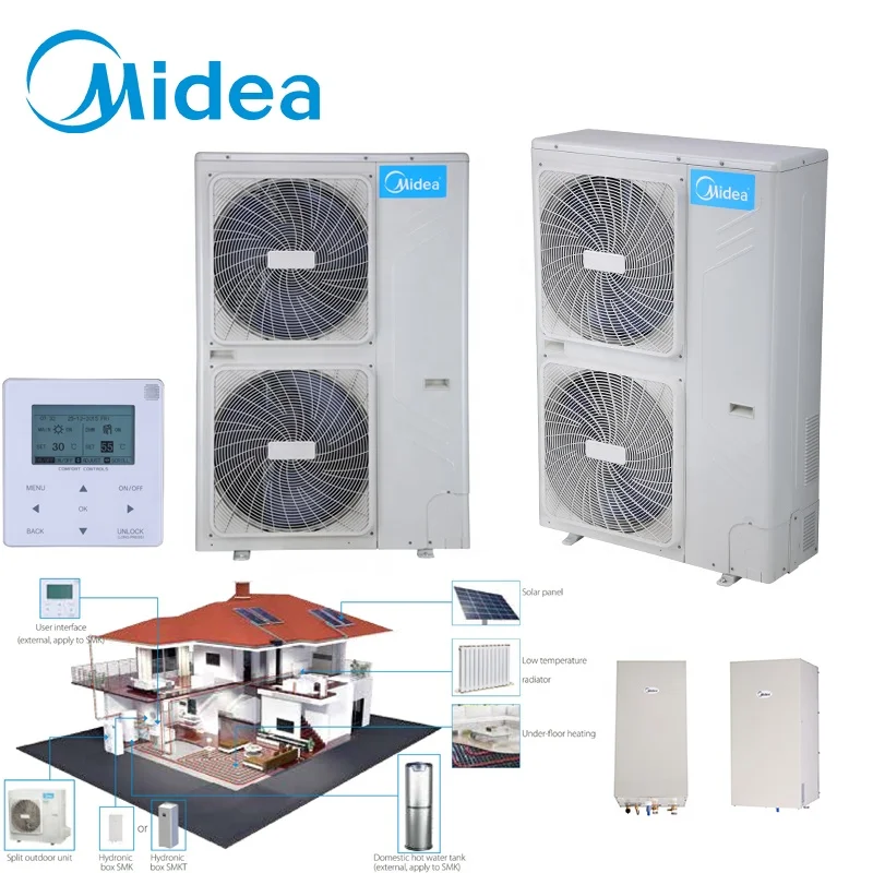 Midea Commercial 200liter Air Source Heat Pump Heater 220v - Main Image