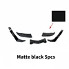 Matte black 5pcs
