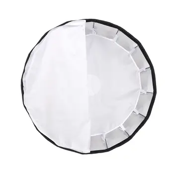 Godox QR-P120 Quick Release Parabolic Deep Soft Box Softbox Honeycomb Mesh Bowens Install Studio Flash for Photography detail image