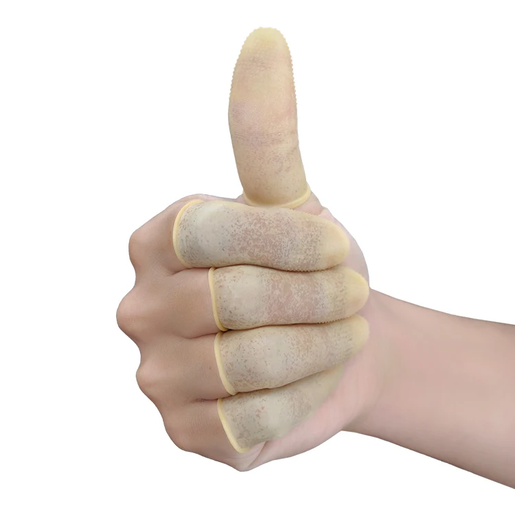 Beige Sekali Pakai Industri Tahan Air Transparan Antislip Penutup Jari Karet Sarung Tangan Cots Latex Gudang Chemist - Buy Jari Tempat Tidur Bayi-plastik-jari Tempat Tidur Bayilateks Jari Pelindungfinger Cot Individual Pack Product