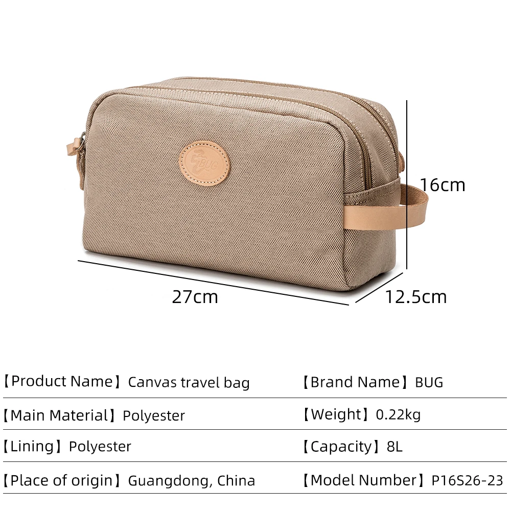 Wholesale Fashion Customized Vintage Travel Kit Women Canvas Makeup