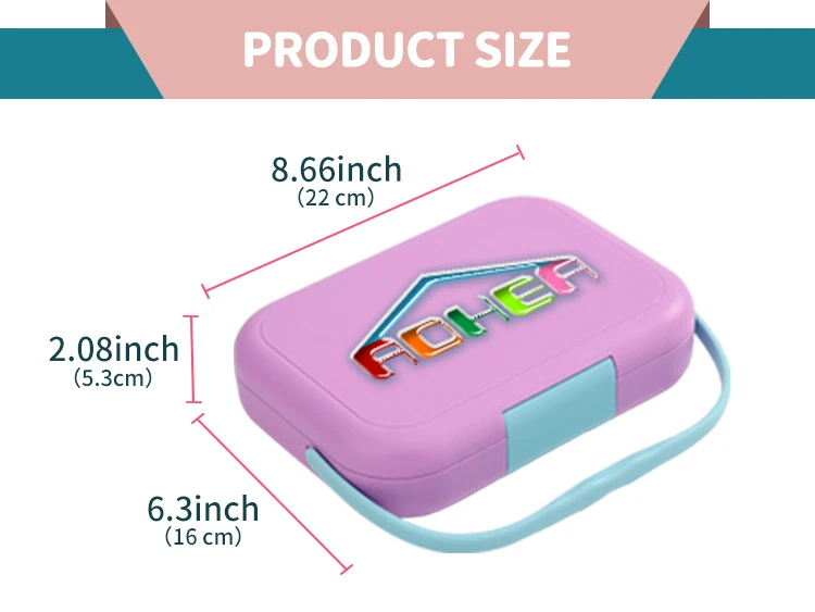 Aohea Portable Fresh Chill Leak-proof Pp Kids' Lunch Boxes Kids ...