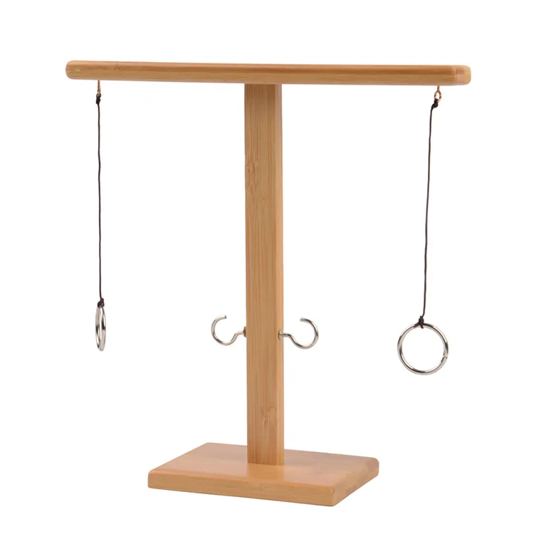 Bamboo Ring Toss Game Board Games Yard Entertainment Outdoor Camping