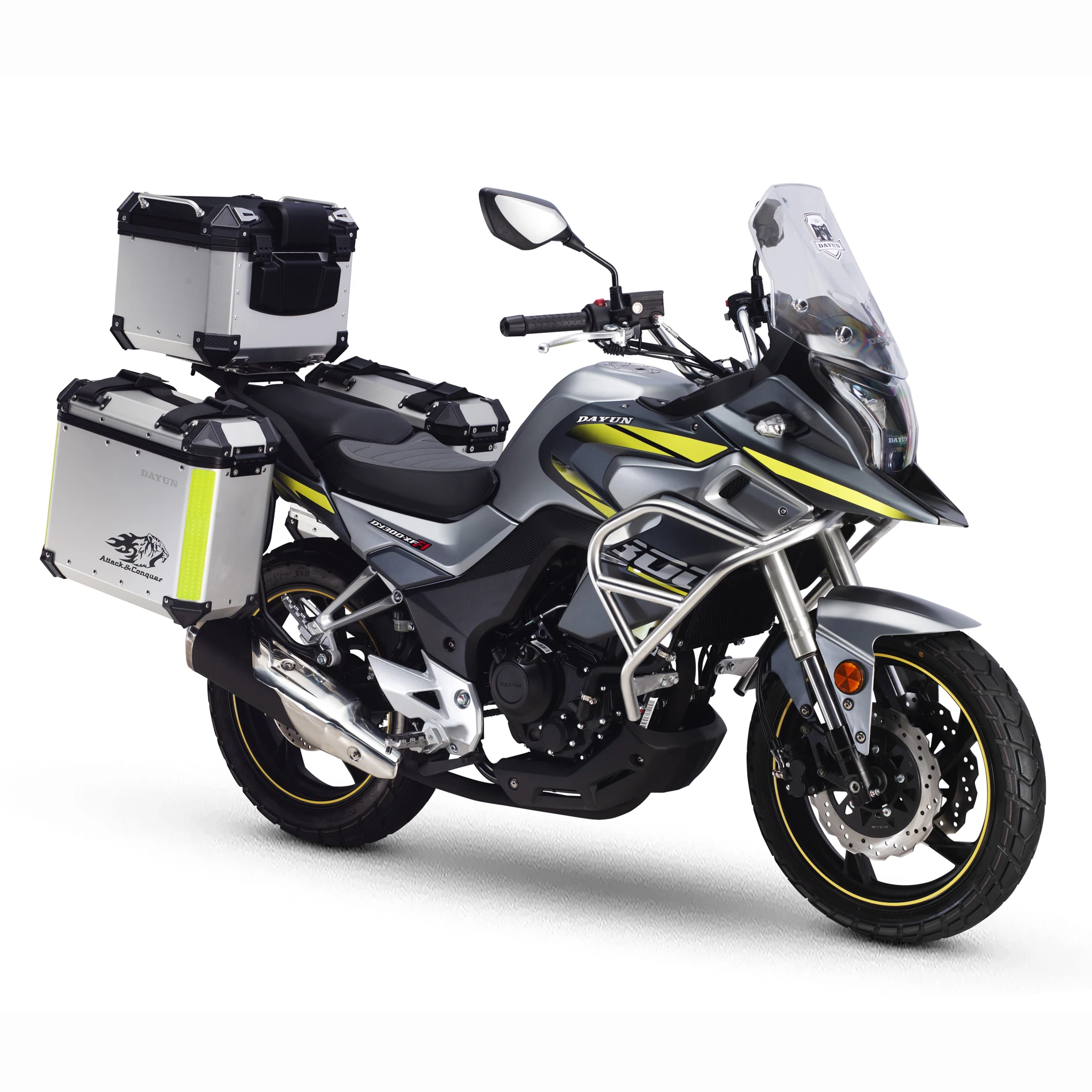 High Speed Gas Powered 300cc Motorcycle for Long Tours