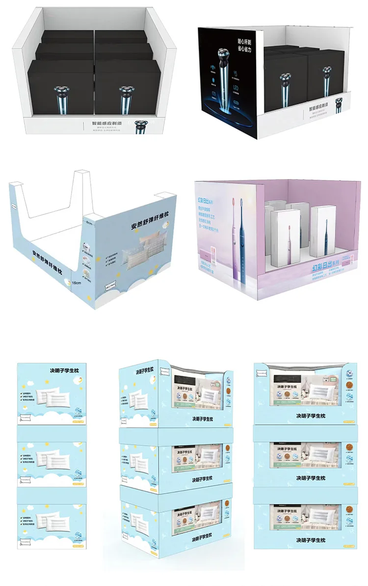 Factory Price Counter Top Display Box Customized Corrugated Cardboard ...