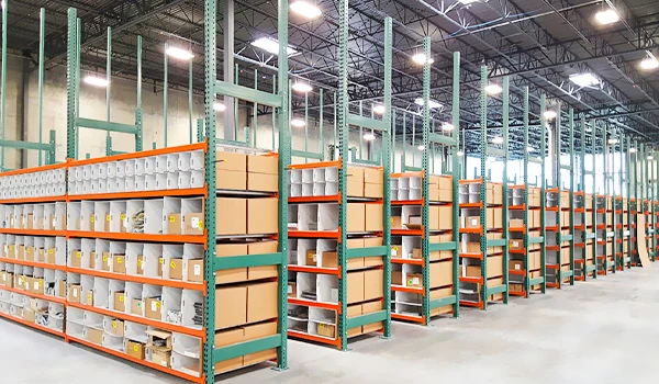 Production Line Racking Automatic Storage Shelf Box Beam Production Line Racking Box Beam Roll ...