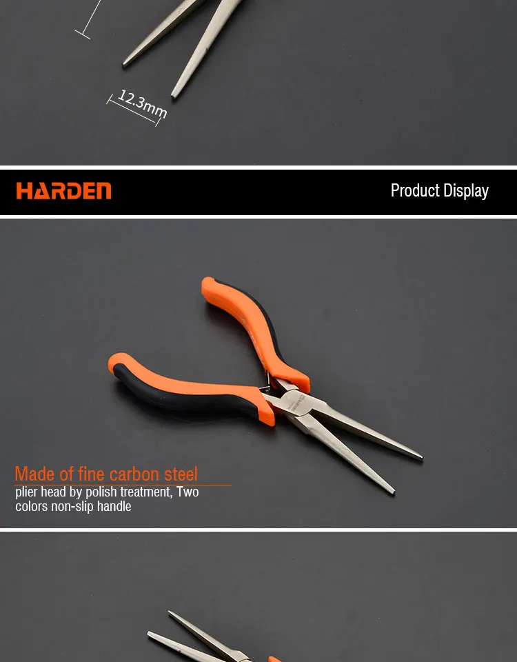 Multi-function Professional Fine Carbon Steel 4.5'' Lengthen Mini Needle Nose Plier