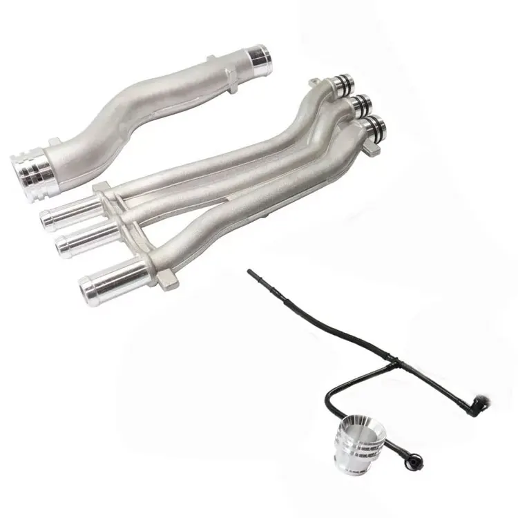 High Level Engine Cooling Hoses Coolant Pipe Aluminum Upgrade Repair Kits for Porche Cayenne 4.5  94810605906   94810604907