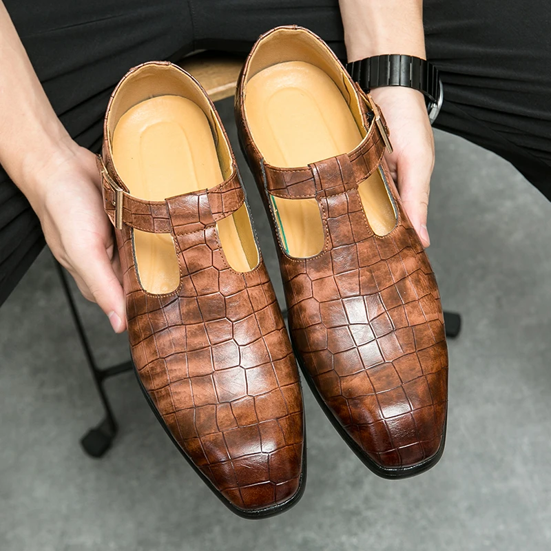 brown leather dress shoe Steve Madden Men's Jayshan Loafer main image 1