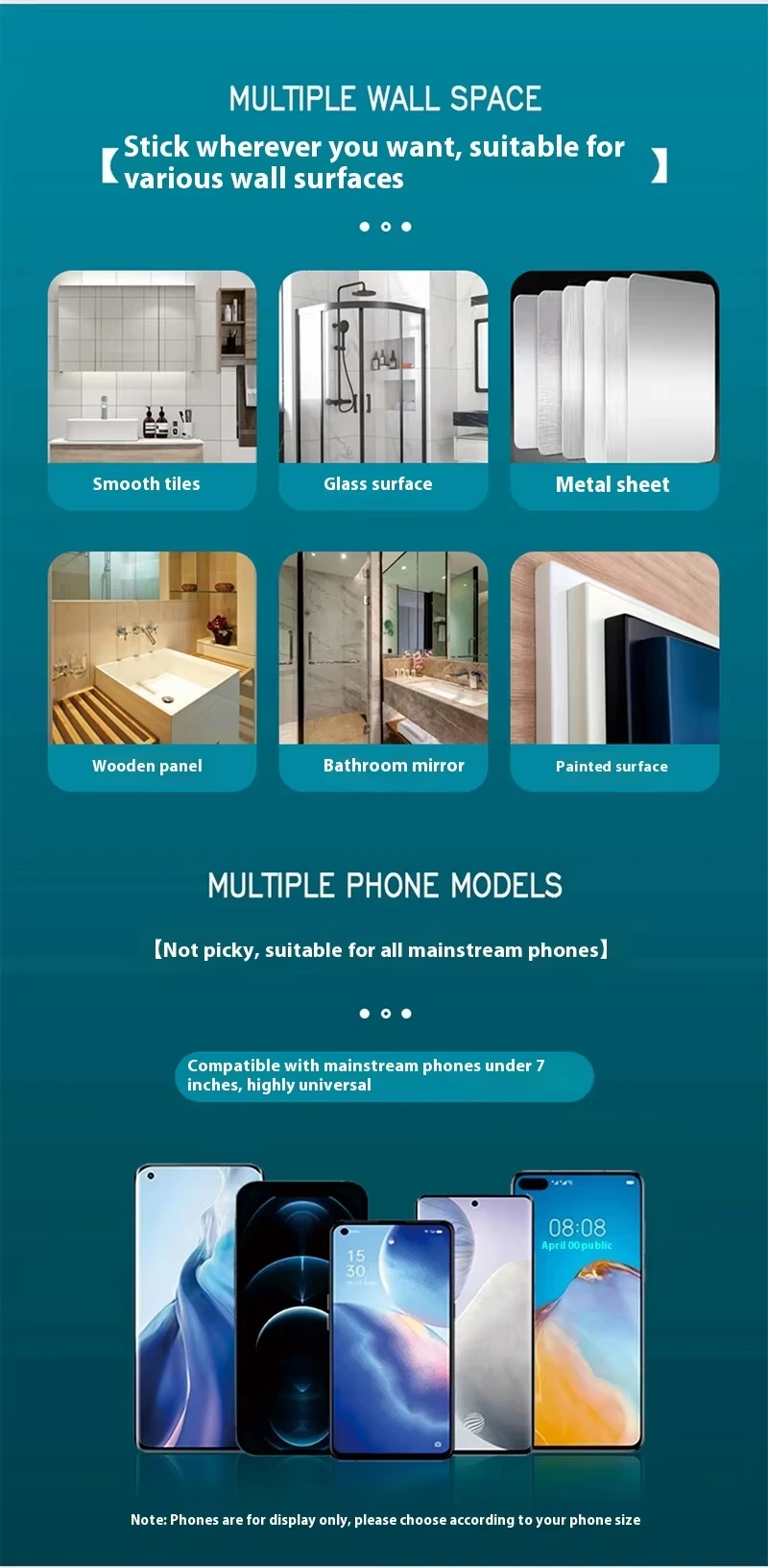 防水手机盒扬声器防雾触摸屏360旋转淋浴厨房游泳通用