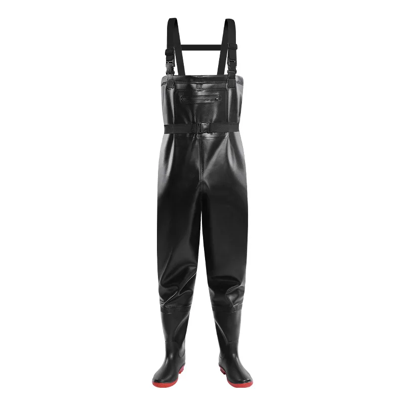 Fully Enclosed Breathable PVC Fishing Waders Thickened Waterproof
