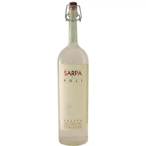 Top quality Grappa Poli Bianca 0,70 Lt 6 Bottles per Box