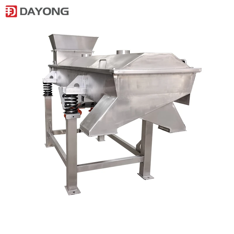Mobile Linear Vibrating Sifter Sieve Machine for Tea