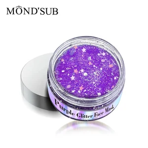 Xujohn Purple Star Glitter Peel-Off Facemask Skin Care Pore Cleansing Blackhead Remover