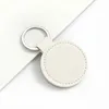 Round keychain-white