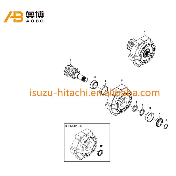 S750 Oil Seal 7334537 Motor Device Service Carrier Oil Seal For