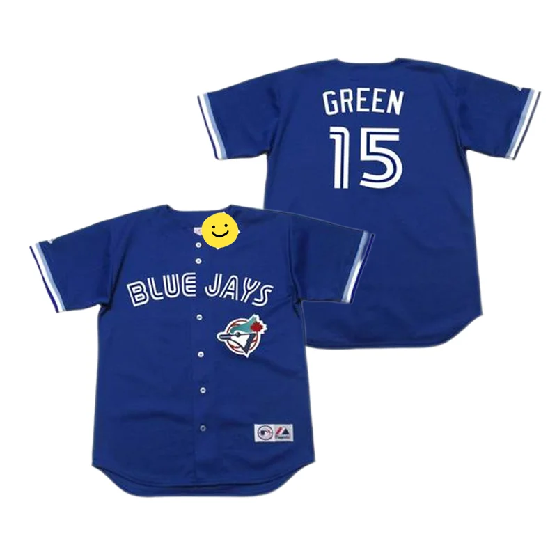 Wholesale Men's Toronto 15 LLOYD MOSEBY 17 KELLY GRUBER 19 FRED McGRIFF 23  CECI FIELDER 24 RICKEY HENDERSON Baseball Jersey Stitched S-5XL From  m.