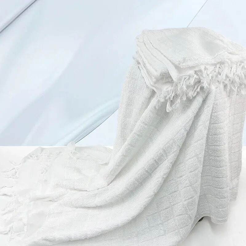 100% Cotton Mesh Pattern Design Muslim Prayer Ihram Hajj Towel