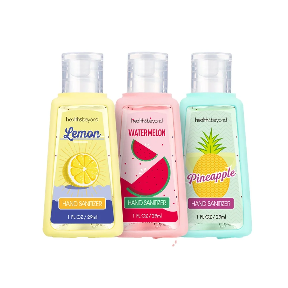 Безводное портативное дезинфицирующее средство для рук с силиконовым держателем