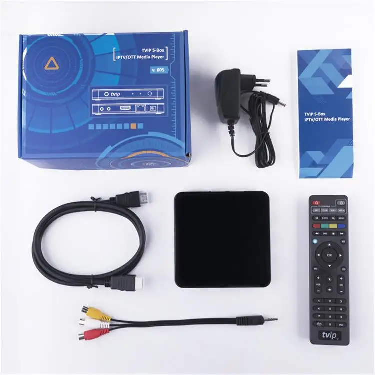 TVIP605 Linux TV Box ImaxTV Android Dual OS Arabic Stable Box Sport Channels Live Tv