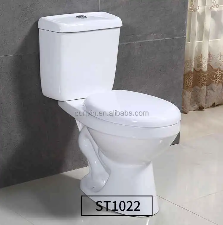 Chinese sanitary ware two pieces toilet s-trap ceramic  Siphonic two piece toilet