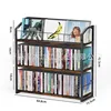 Three-tier CD rack