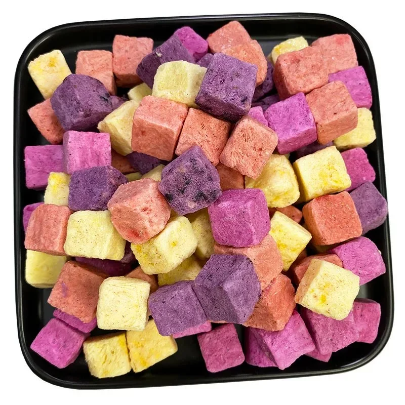 Natural Yogurt Cubes -Freeze-Dried Technology, 7 Fruit Flavors