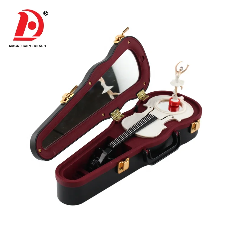 HUADA 2023 Musical Educational Instrument Three Colors Kids Eight Tones Miniature Violin Toy