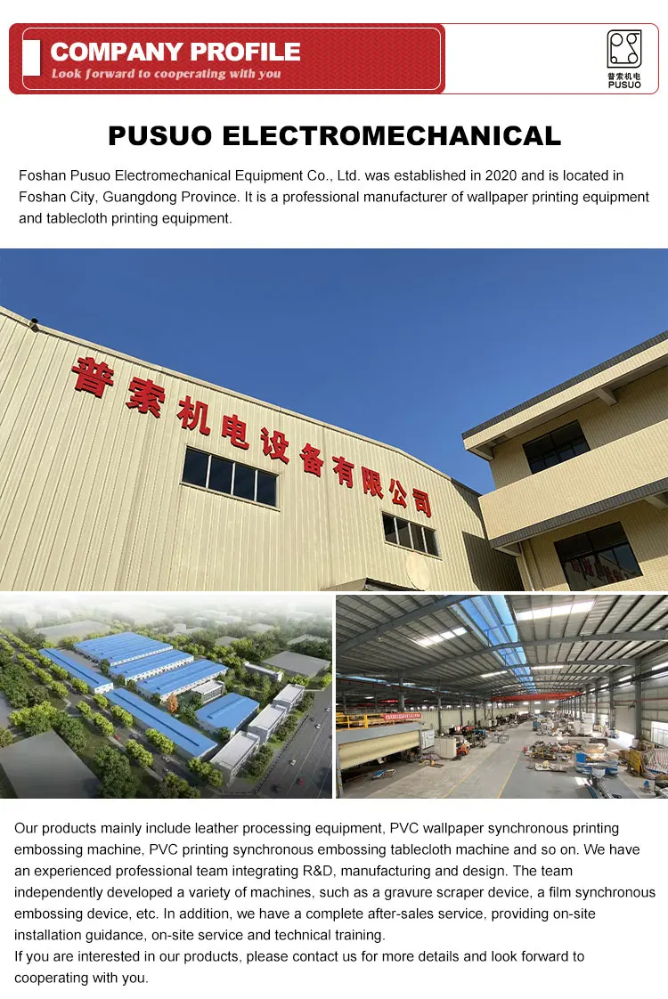 Wallpaper Making Machine Wallpaper Rotogravure Printing Machine Pvc