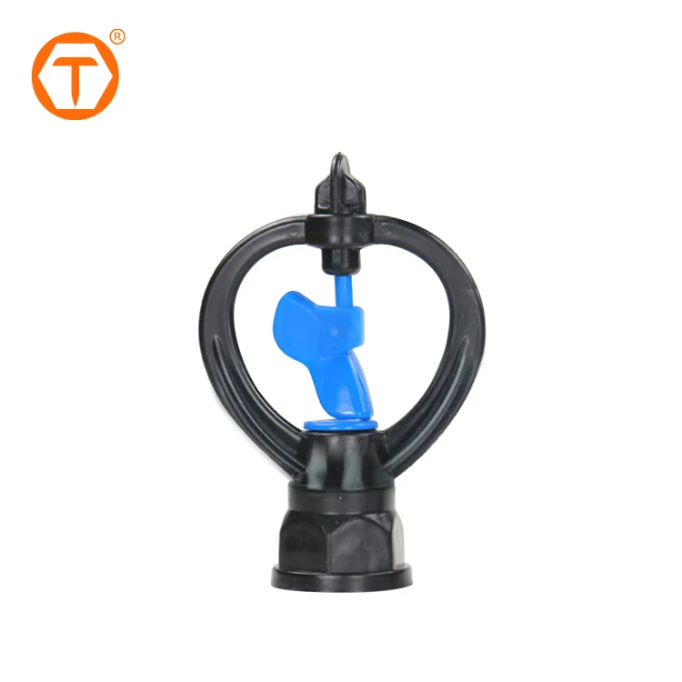 Plastic 360 Micro Rotating Sprinkler Head Automatical Rotary butterfly Water Sprinkler for Irrigation